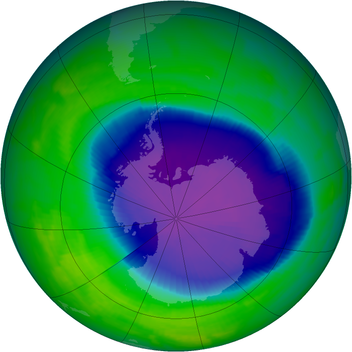Ozone Map 1996-10-15